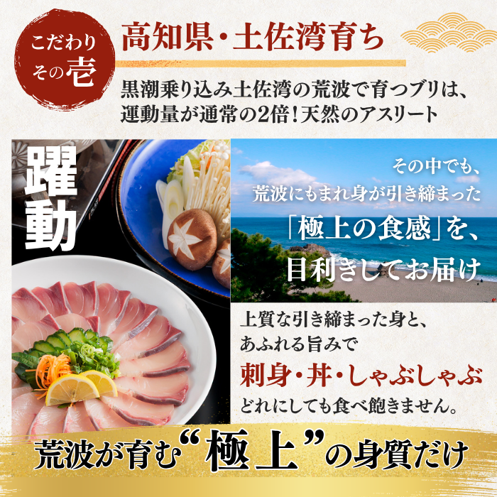 【お刺身セット2種】生カツオのタタキ(1節 or 半節)+ブリ柵(150g)