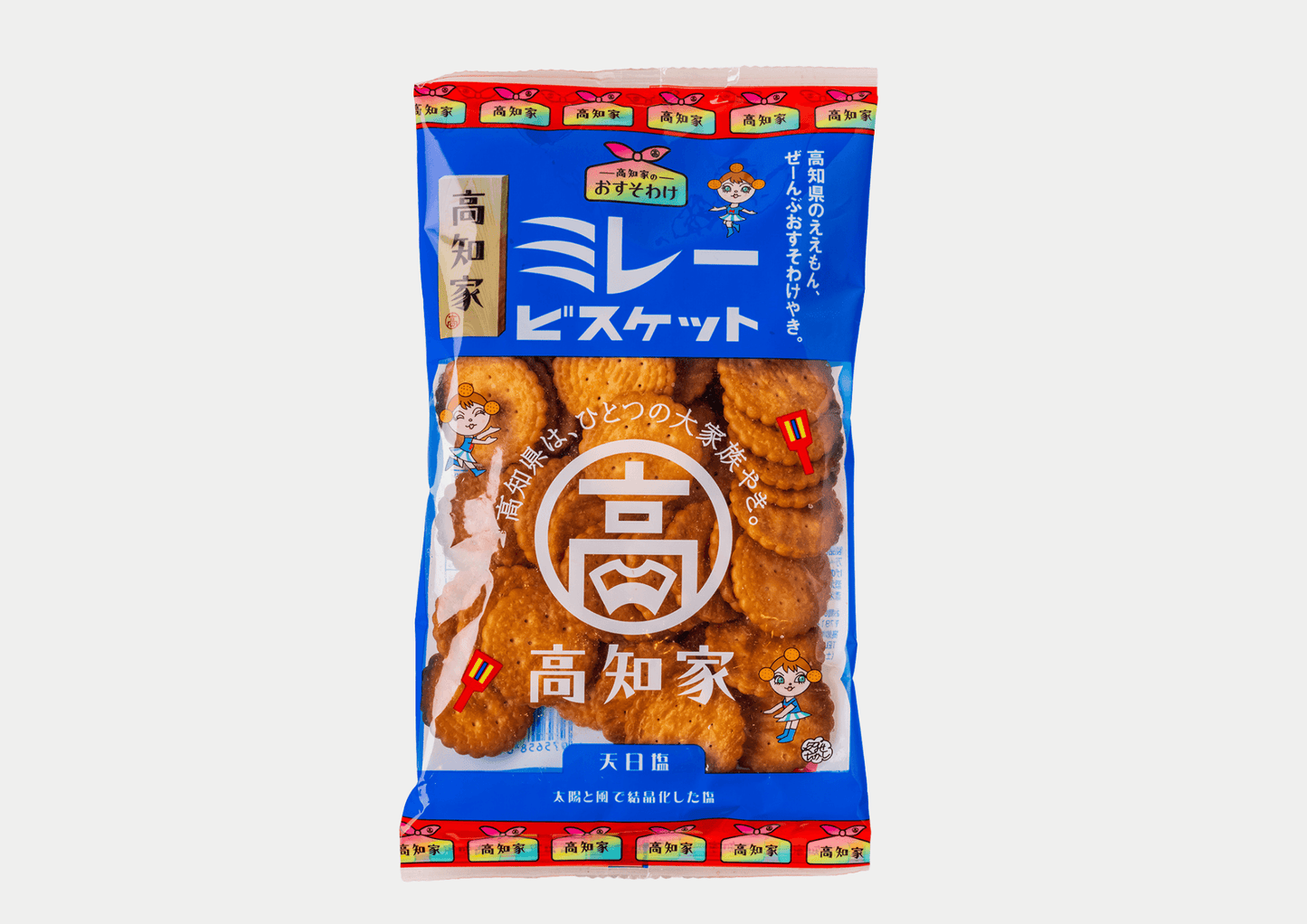 野村煎豆加工店　ミレービスケット　高知家デザイン