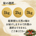 天然アユ 量の選択 1kg 2kg 3kg 匹数の指定は不可