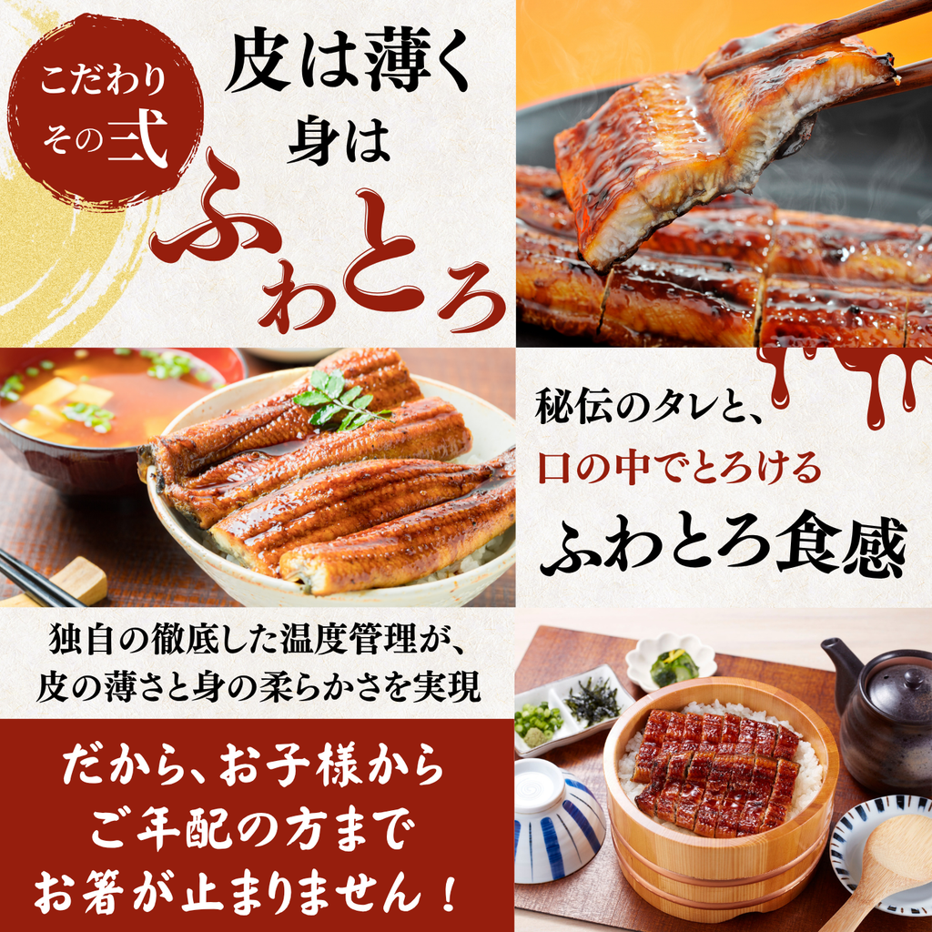 土佐の清流うなぎ 長蒲焼きセット ＜匹数：1~3尾　量：160~480g＞
