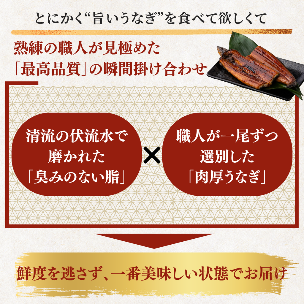 土佐の清流うなぎ 長蒲焼きセット ＜匹数：1~3尾　量：160~480g＞