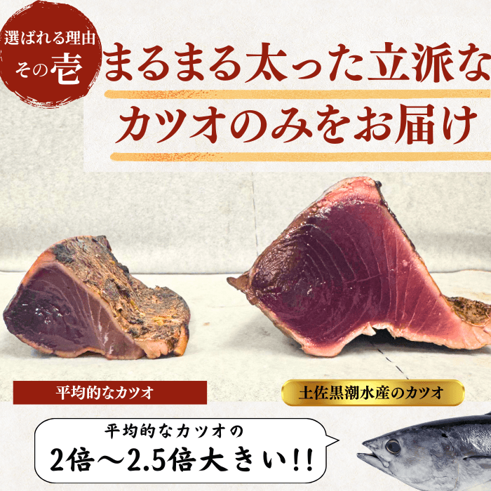 Straw-grilled Bonito Tataki - Raw <Serves 1-8: 250-1500g, 0.5-3 whole loins>