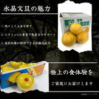水晶文旦の魅力 みずみずしく上品な甘さ ビタミンC 抗酸化成分