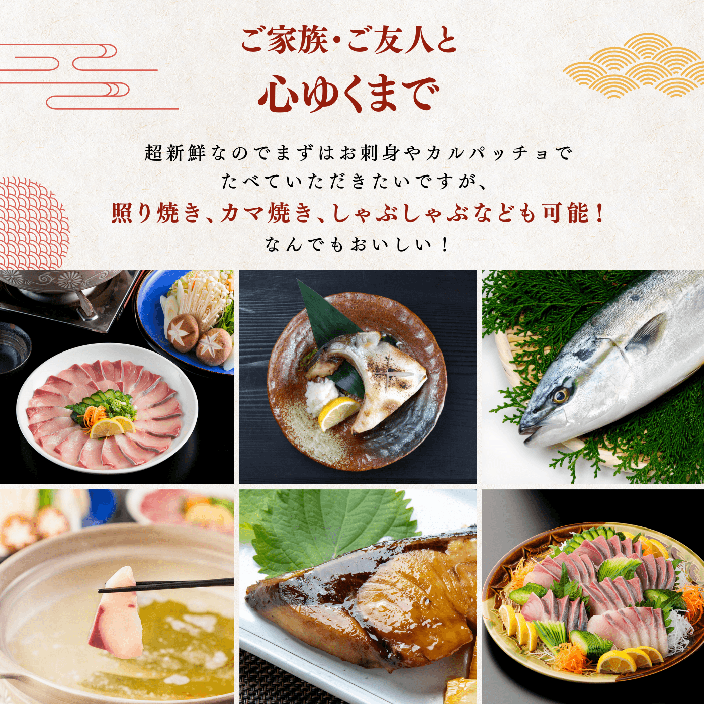 [Ikejime / Pre-processed] Yellowtail <Whole fish, Quantity: 4-5kg>