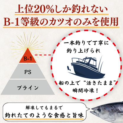 藁焼き -冷凍- 訳あり 鰹のタタキ　＜量：1kg~3kg　目安本数：2~8本＞